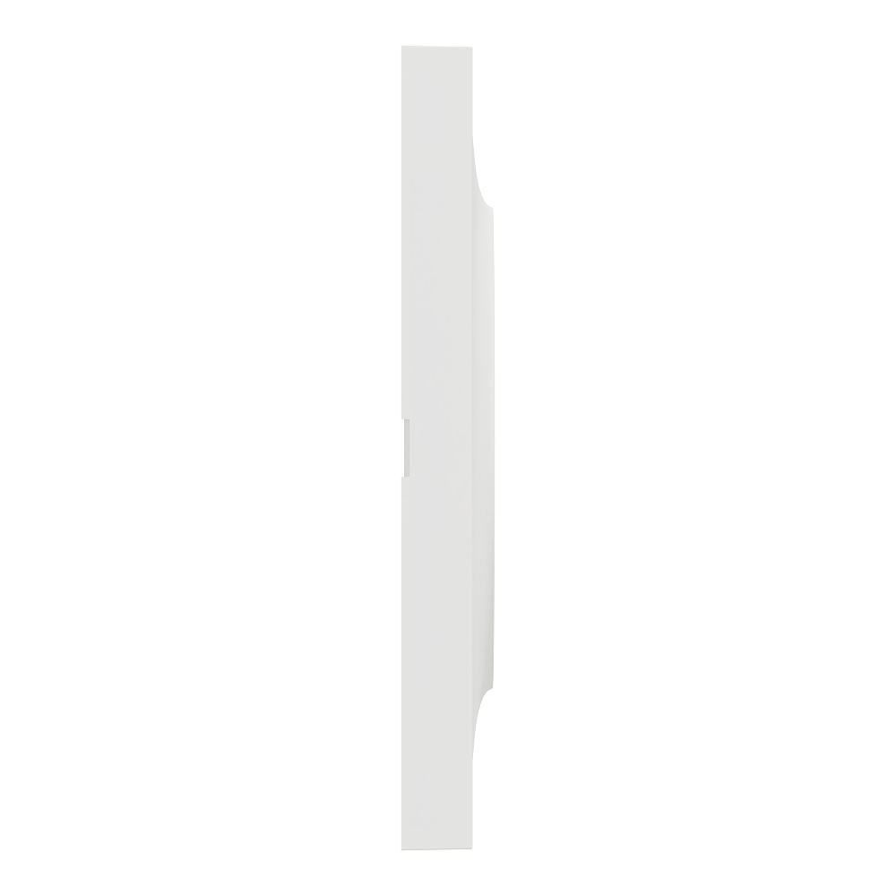 Odace Origine plaque 3 postes blanc
